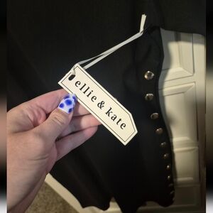 Ellie & Kate Black Midi Dress